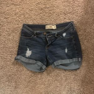 Hollister jean shorts